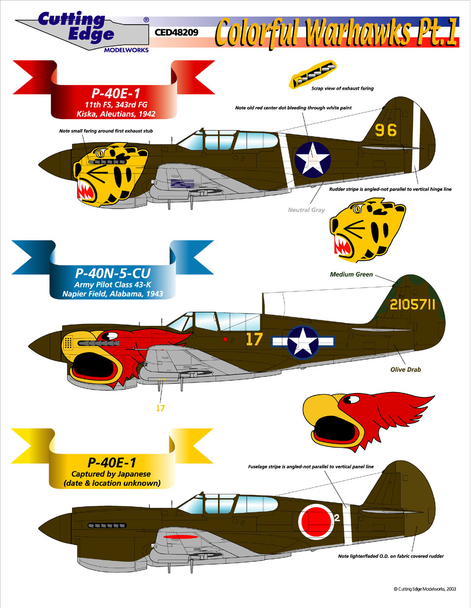 Décal Dk decals Décal Pacific Fighters Pt.1: Warhawk, Hellcat, Air