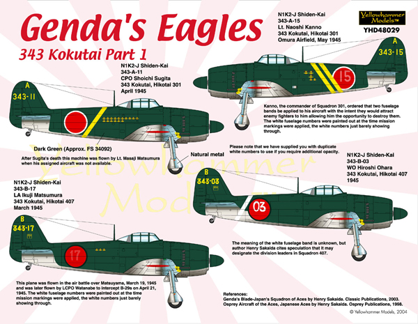 YHD48029 Genda's Eagles Nr. 1