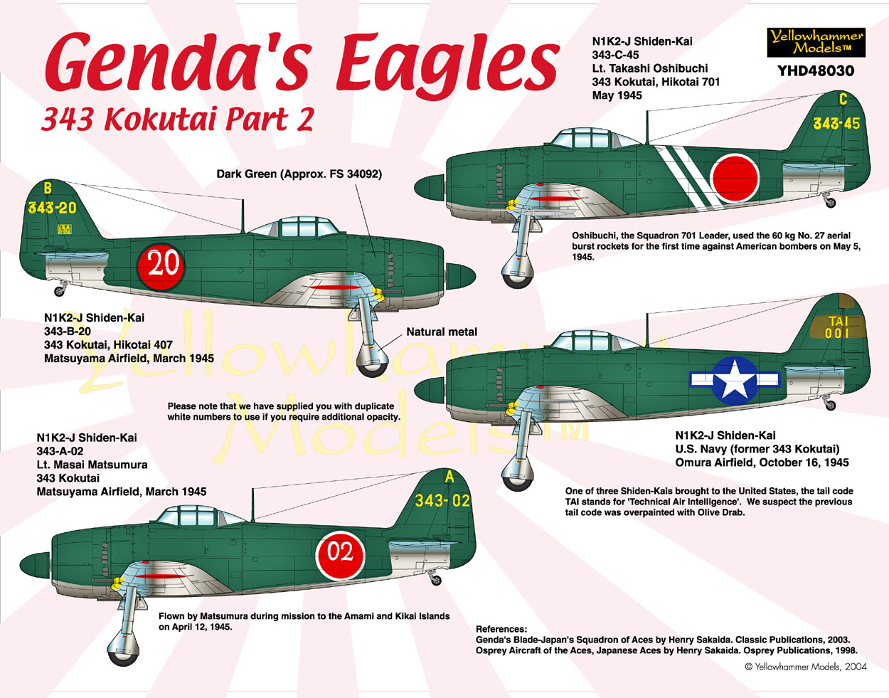 YHD48030 Genda's Eagles, 343 Kokutai Part 2.