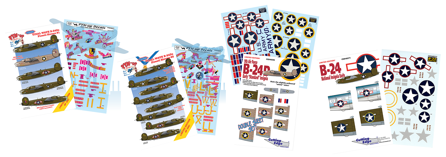 1/48 TIDAL WAVE First PYN-Up Decal Sets SHIPPING NOW! - Fine Art Of Decals